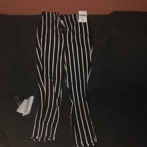Pin strip pants